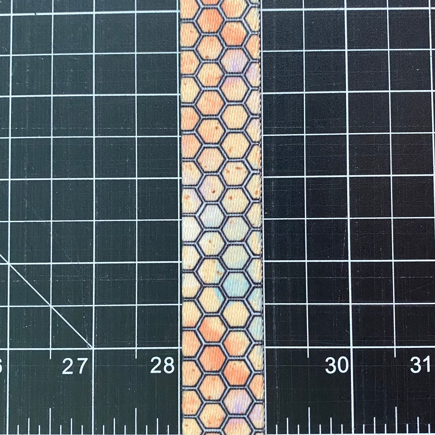 Bee Honeycomb Pastels 1" Webbing