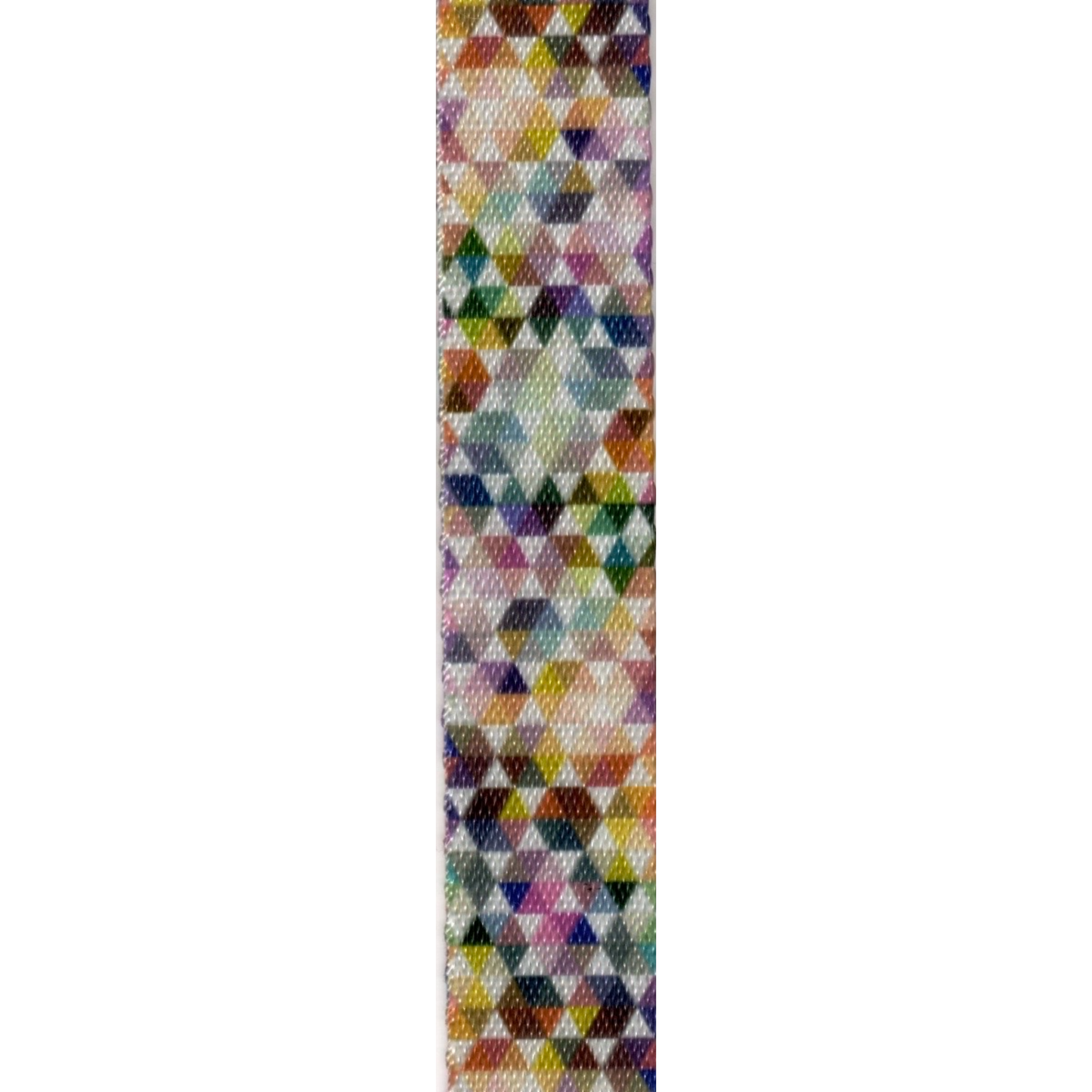 Multicolor Faceted Hex 1" Webbing