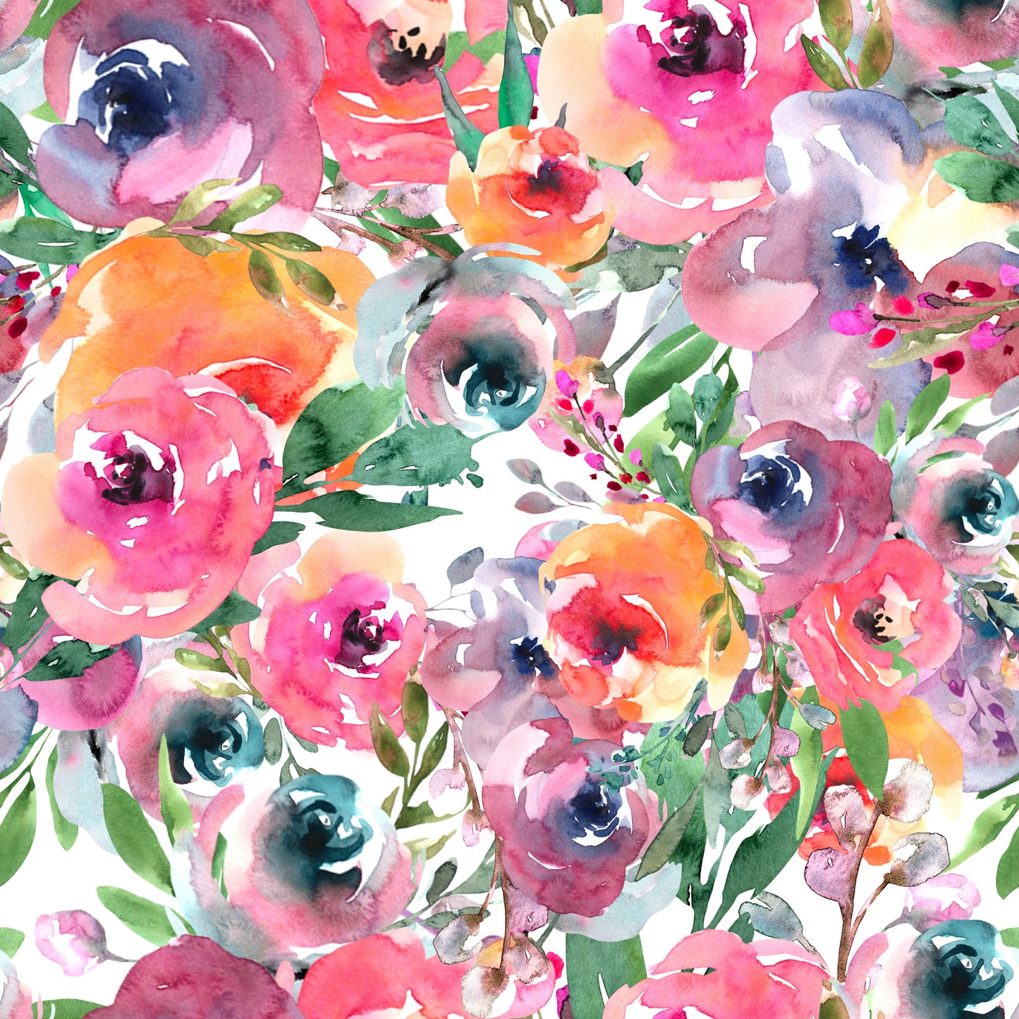 Shades of Pink Roses TPU/Clear Vinyl