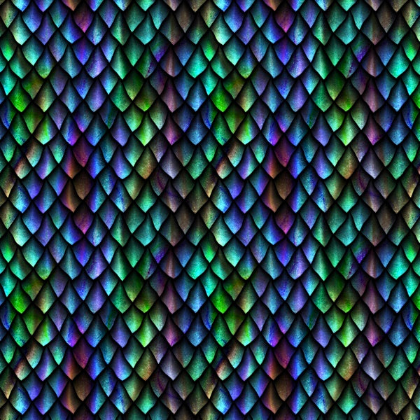 Dragon Scales Waterproof Oxford