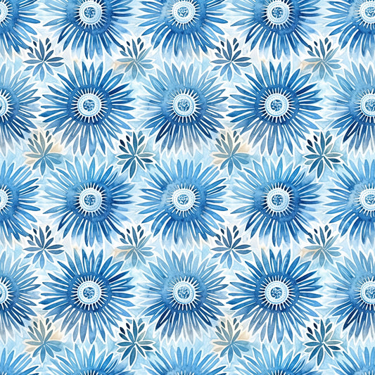 Blue Sun Batik Velvet
