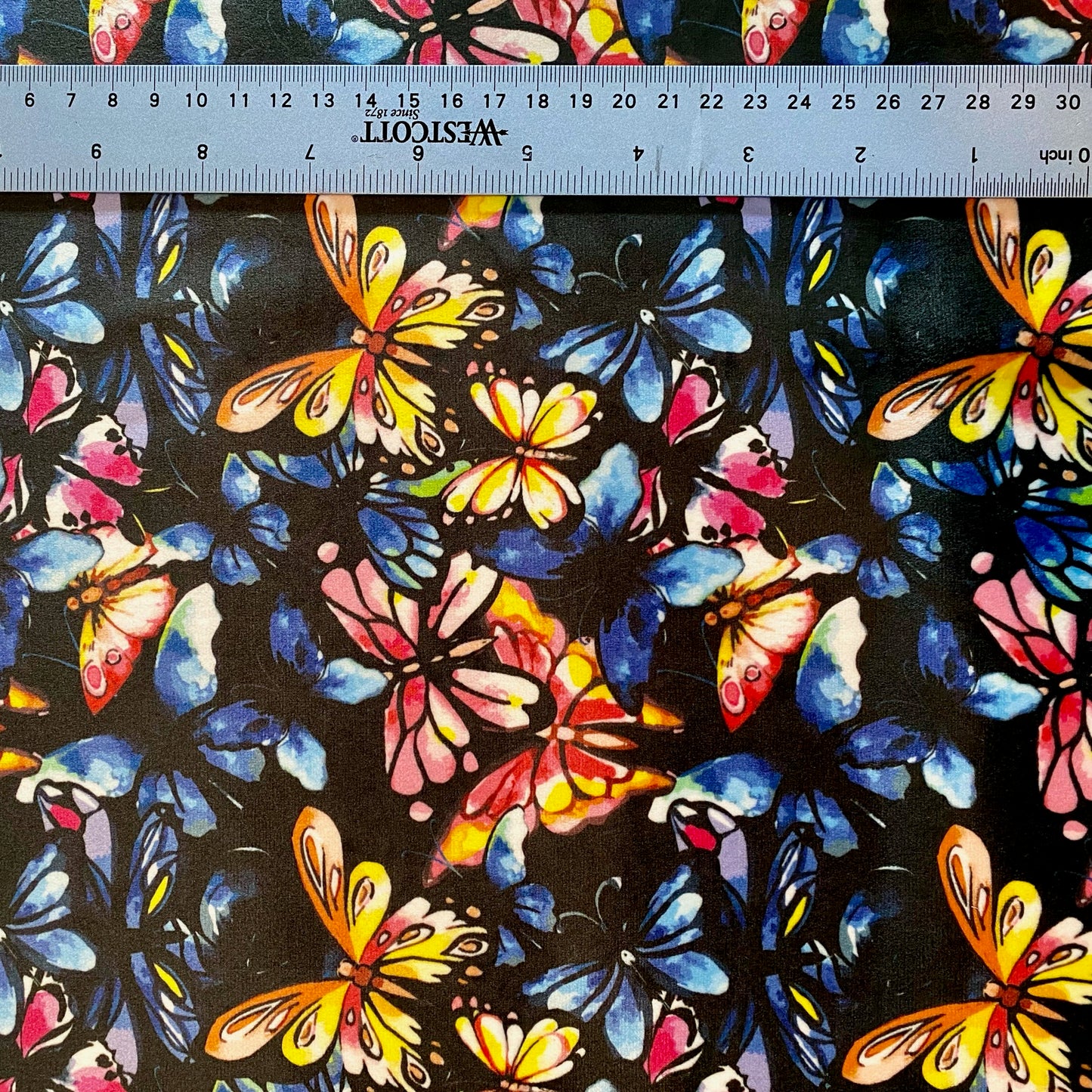 Beautiful Butterflies in Watercolor Velvet