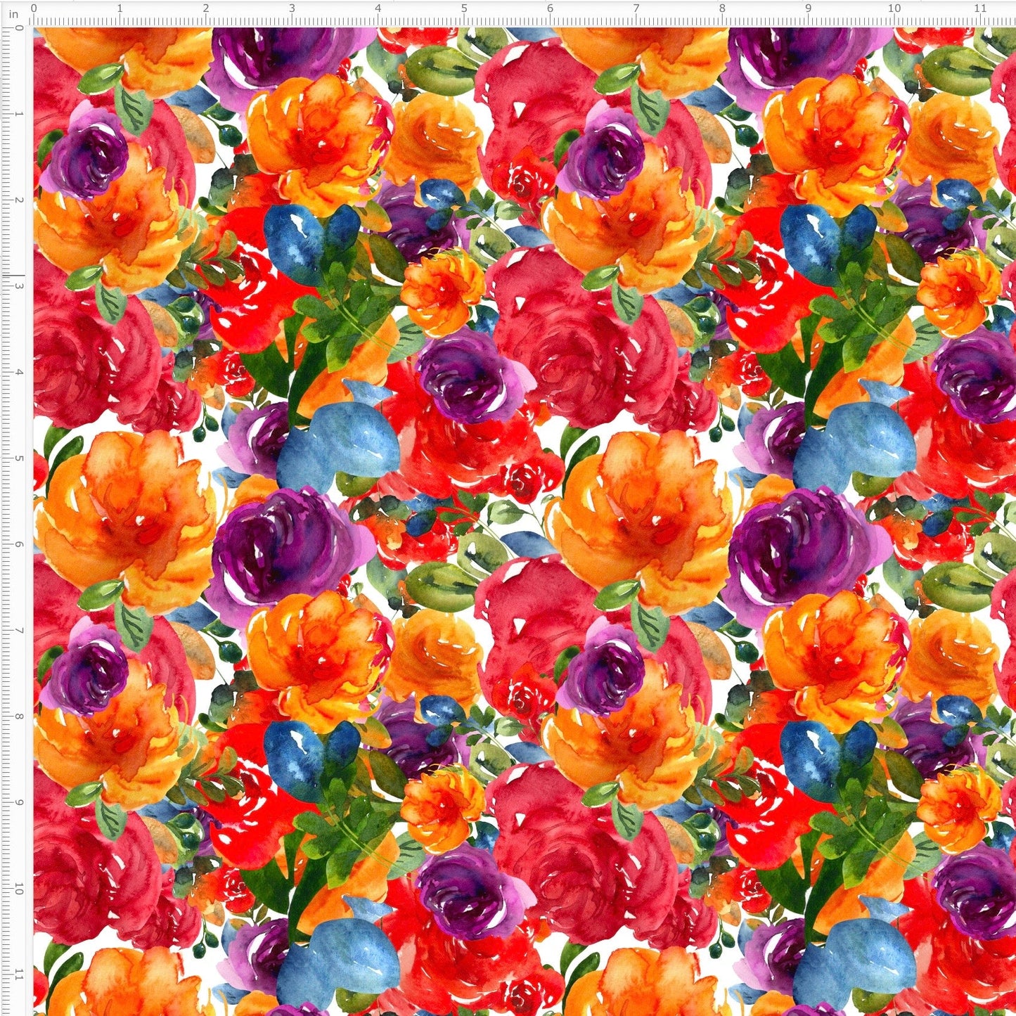 Bright Blooms Velvet