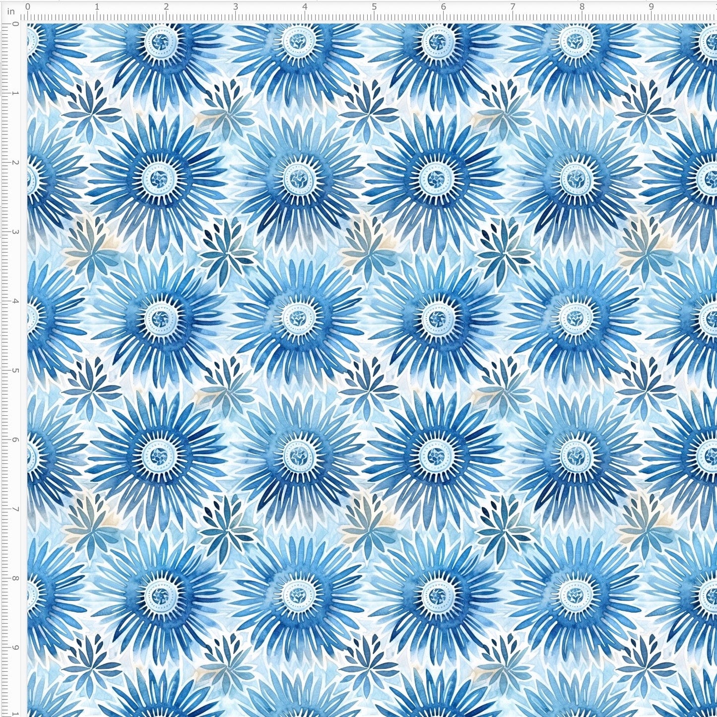 Blue Sun Batik Velvet