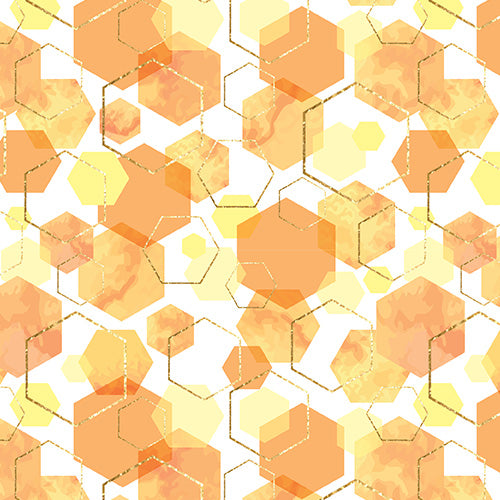 Modern Sunshine Hex Printy! PUL